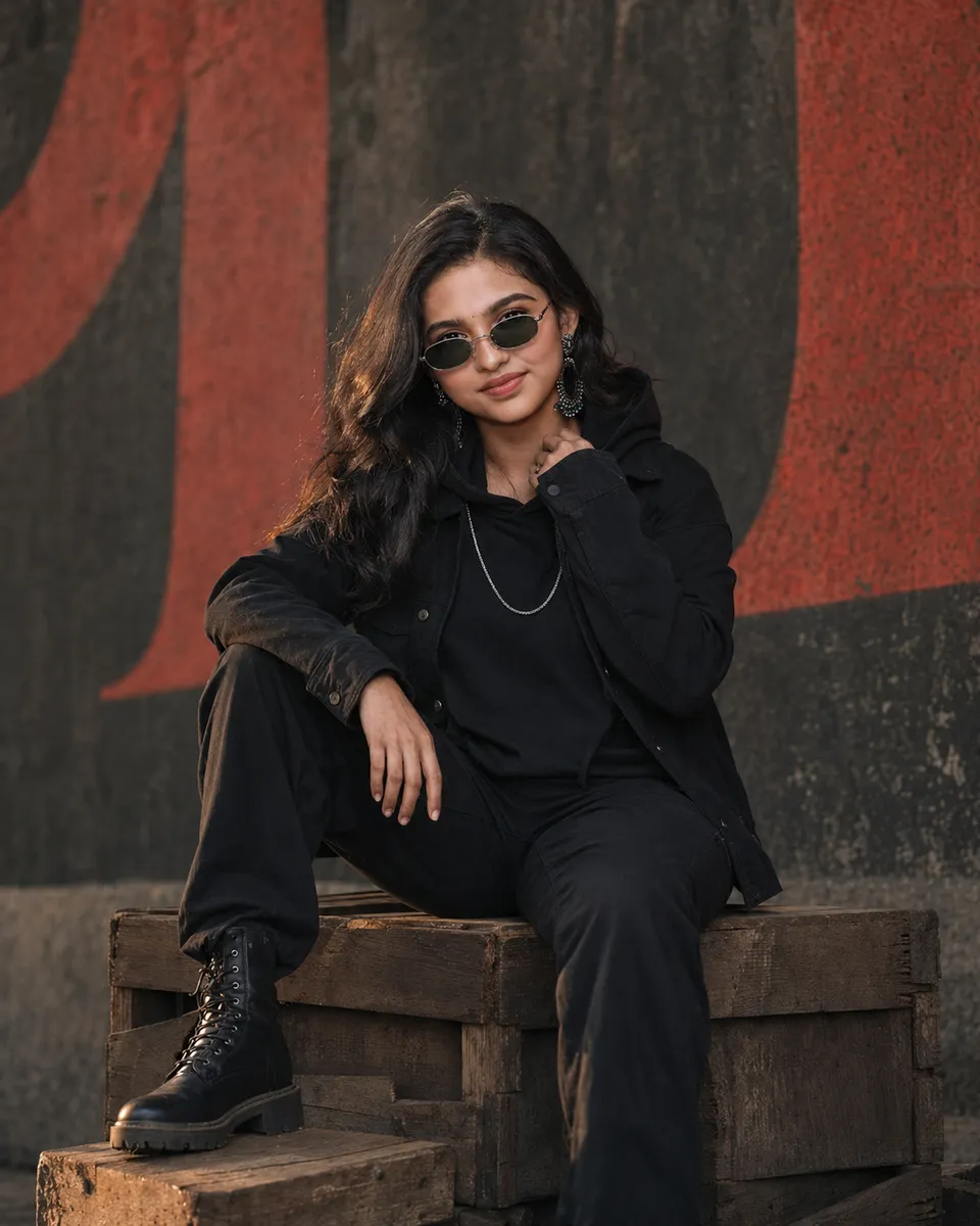 Golden Hour Dockside Portrait