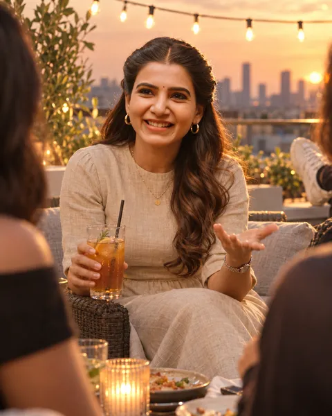 Golden Hour Rooftop Gathering