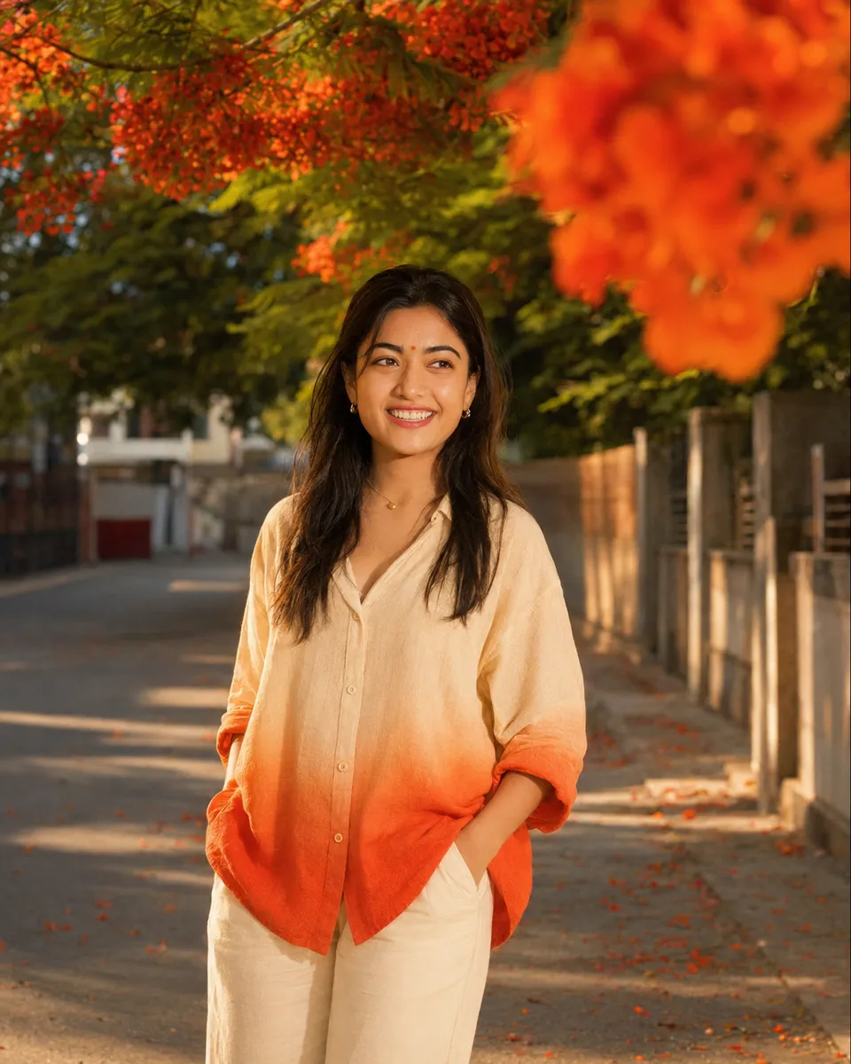 Golden Hour Under Gulmohar