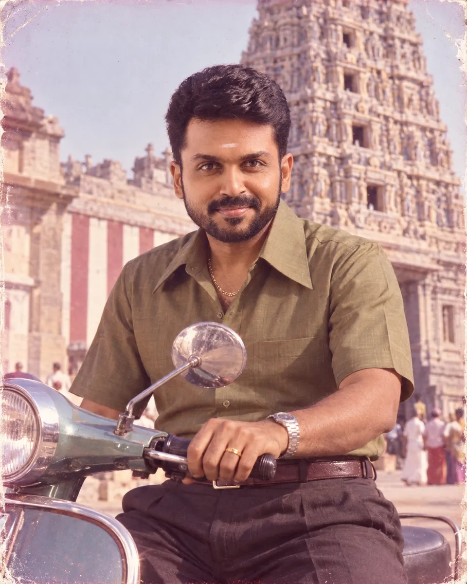 1980s South Indian Scooter Scene