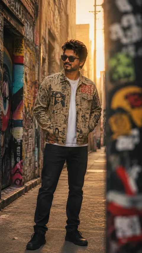 Gritty Urban Portrait in Haze