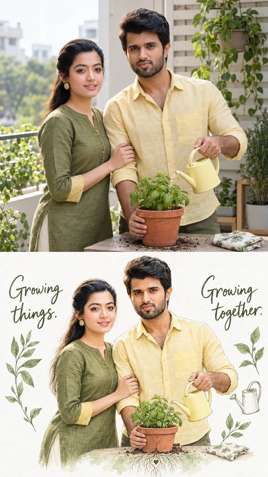 Growing Together Keepsake