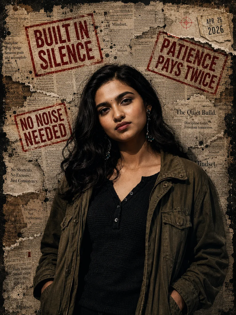 Grunge Fan Poster Collage