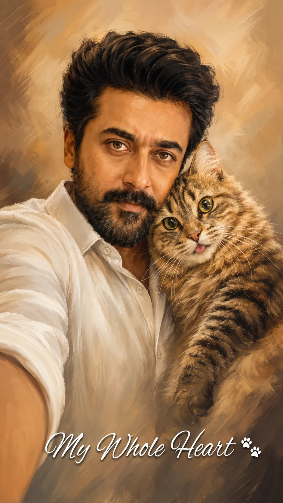 Heartfelt Selfie With Pet