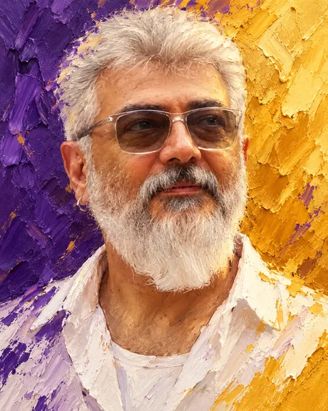 Impassioned Portrait in Impasto