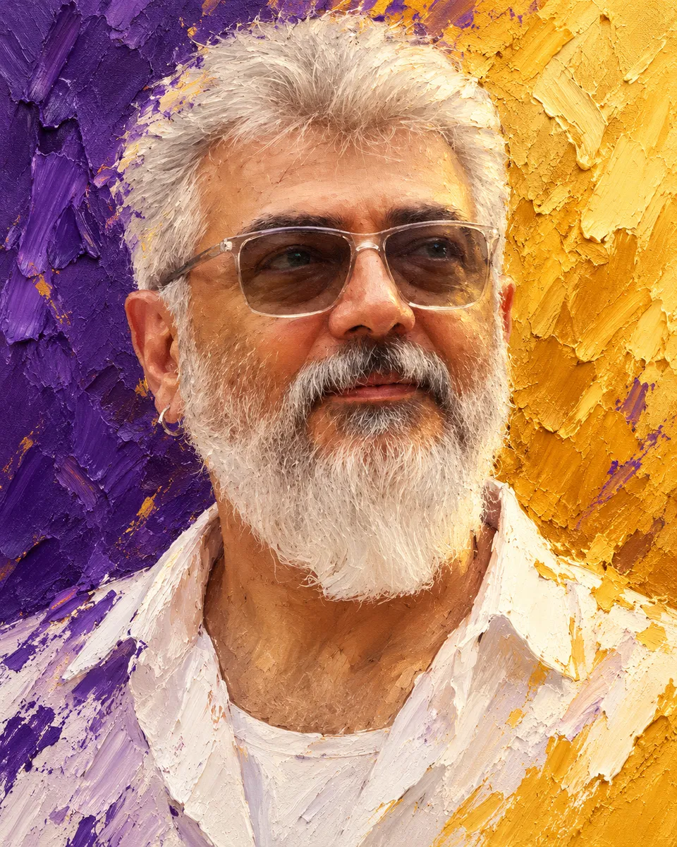 Impassioned Portrait in Impasto