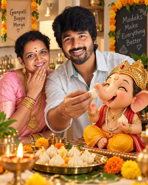 Joyful Offering to Ganesha