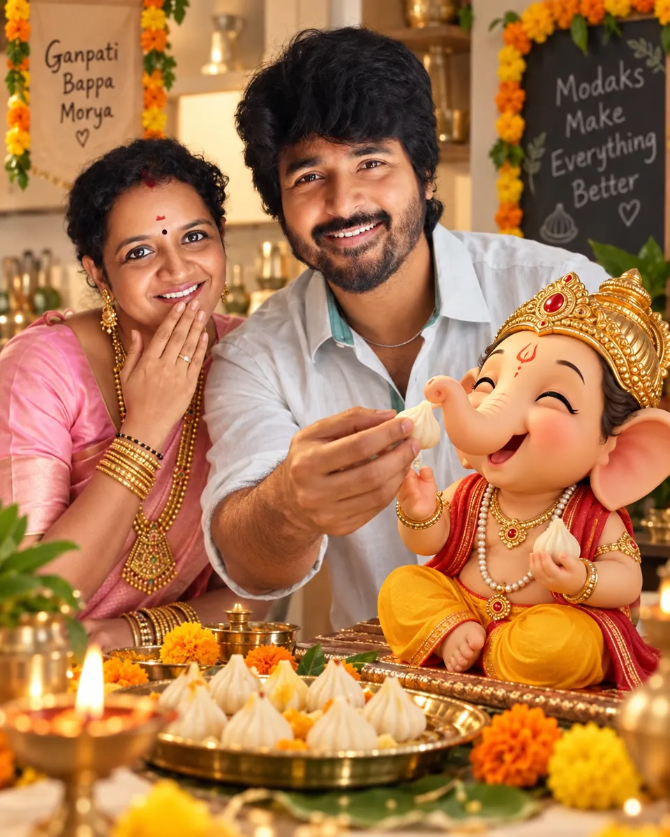 Joyful Offering to Ganesha