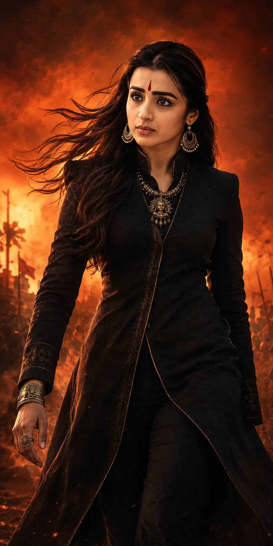 Karuppu, Orange Smoke, Female Mass Hero