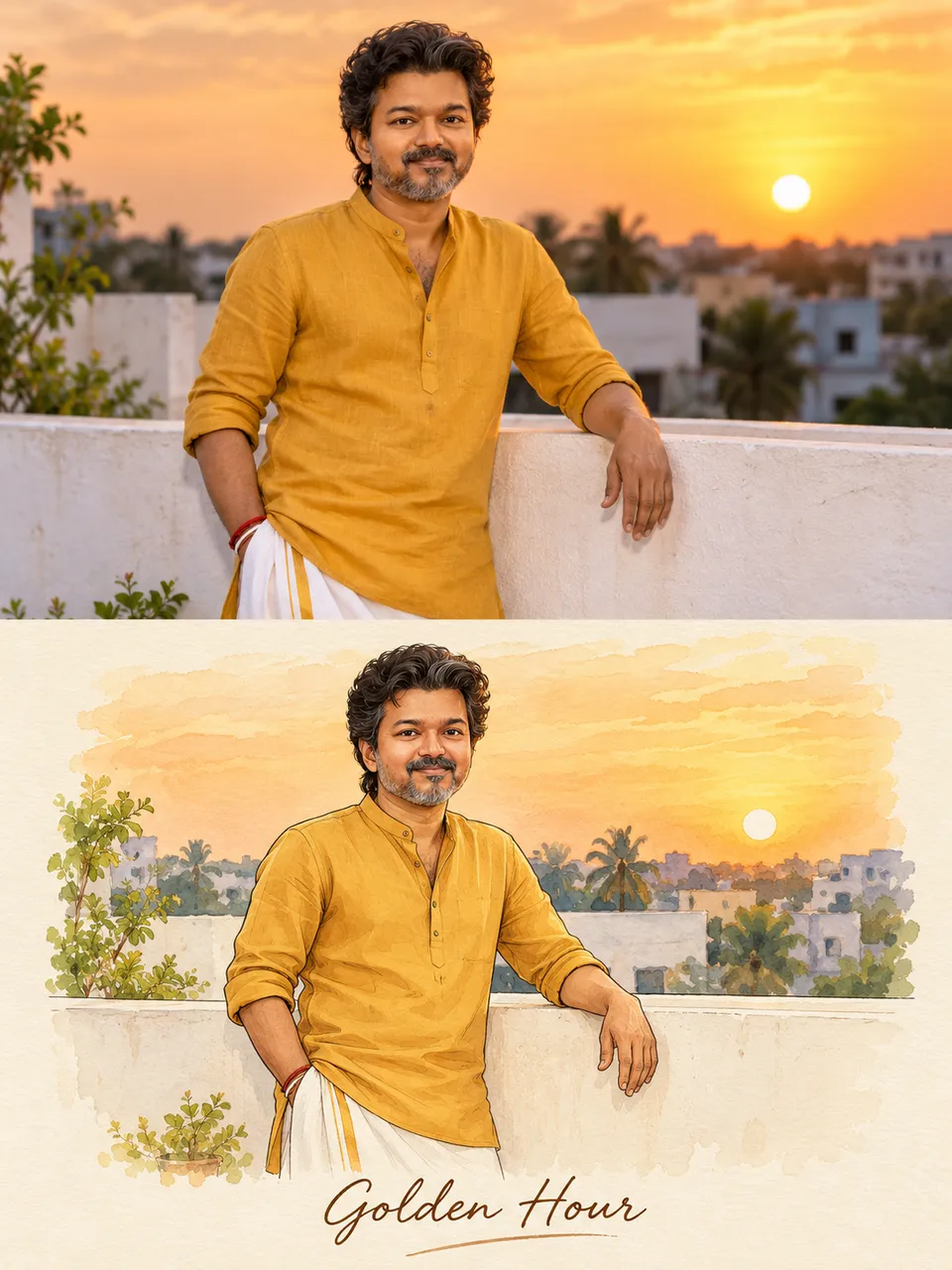 Golden Hour Keepsake Diptych