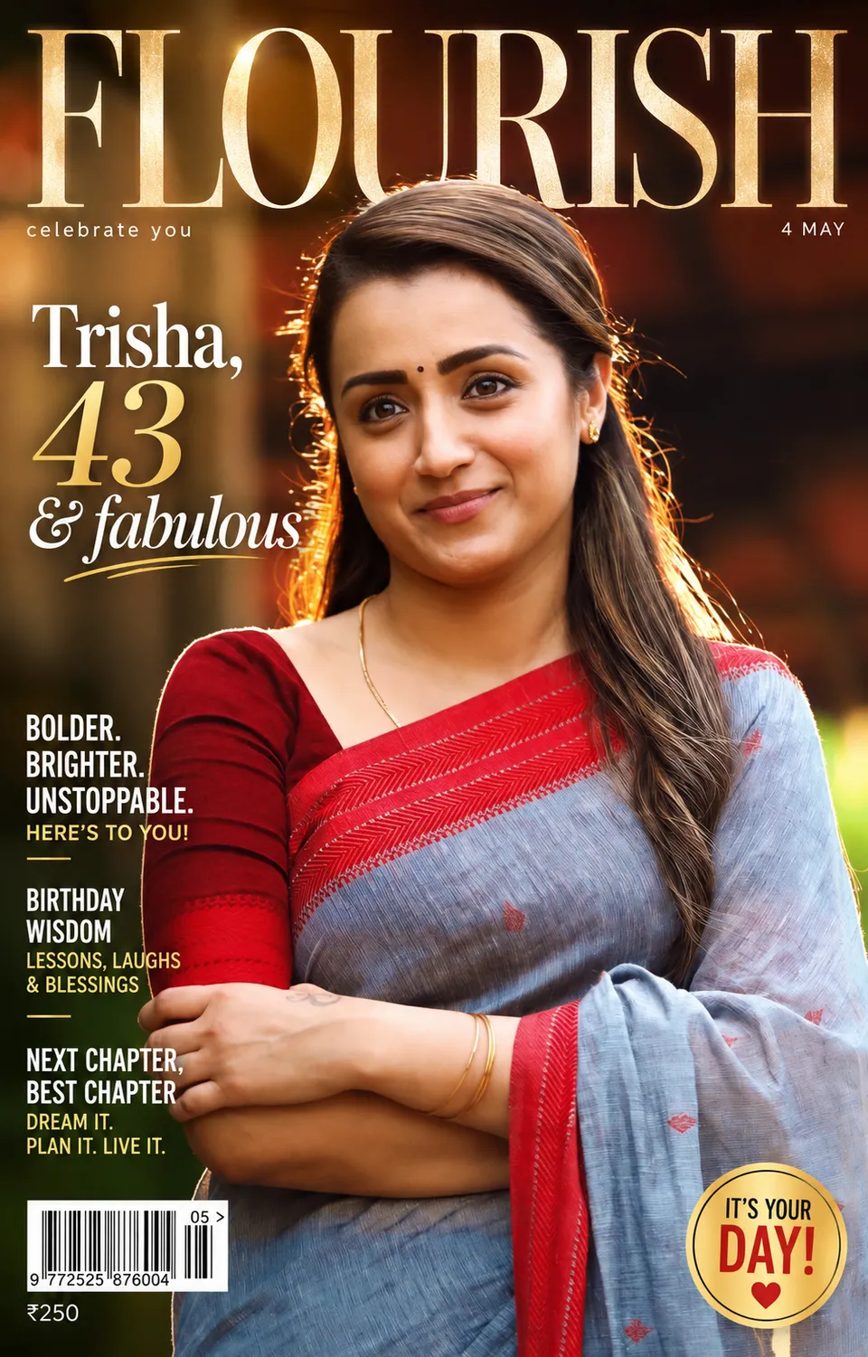 Birthday Magazine Cover