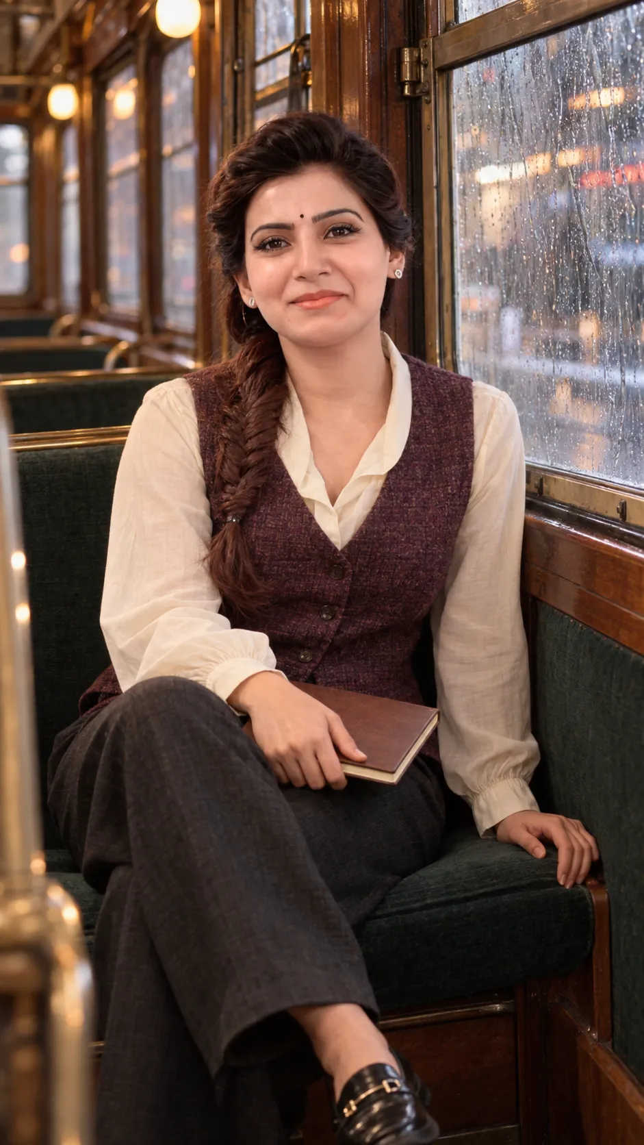 Cinematic Tram Portrait