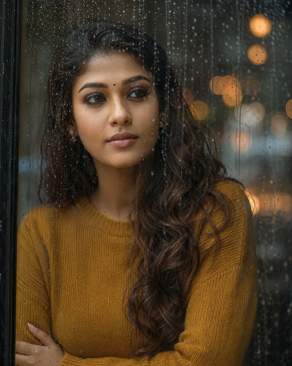Rainy Evening Reflection