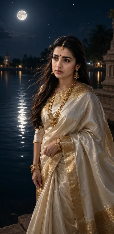Moonlit Goddess, Lake Reflection