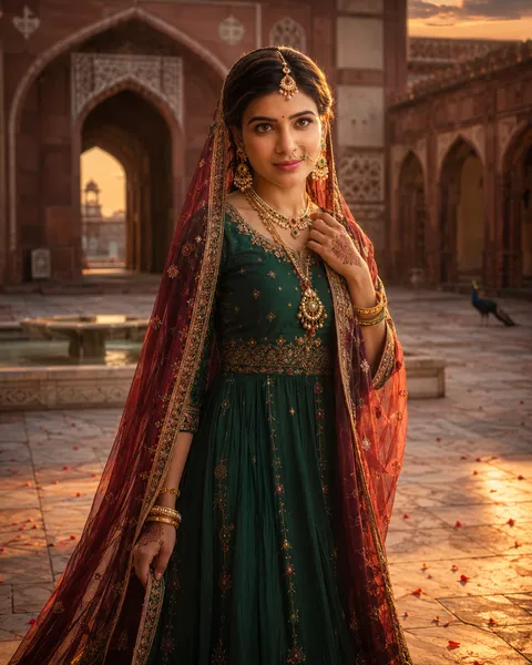 Mughal Garden, Anarkali at Dusk