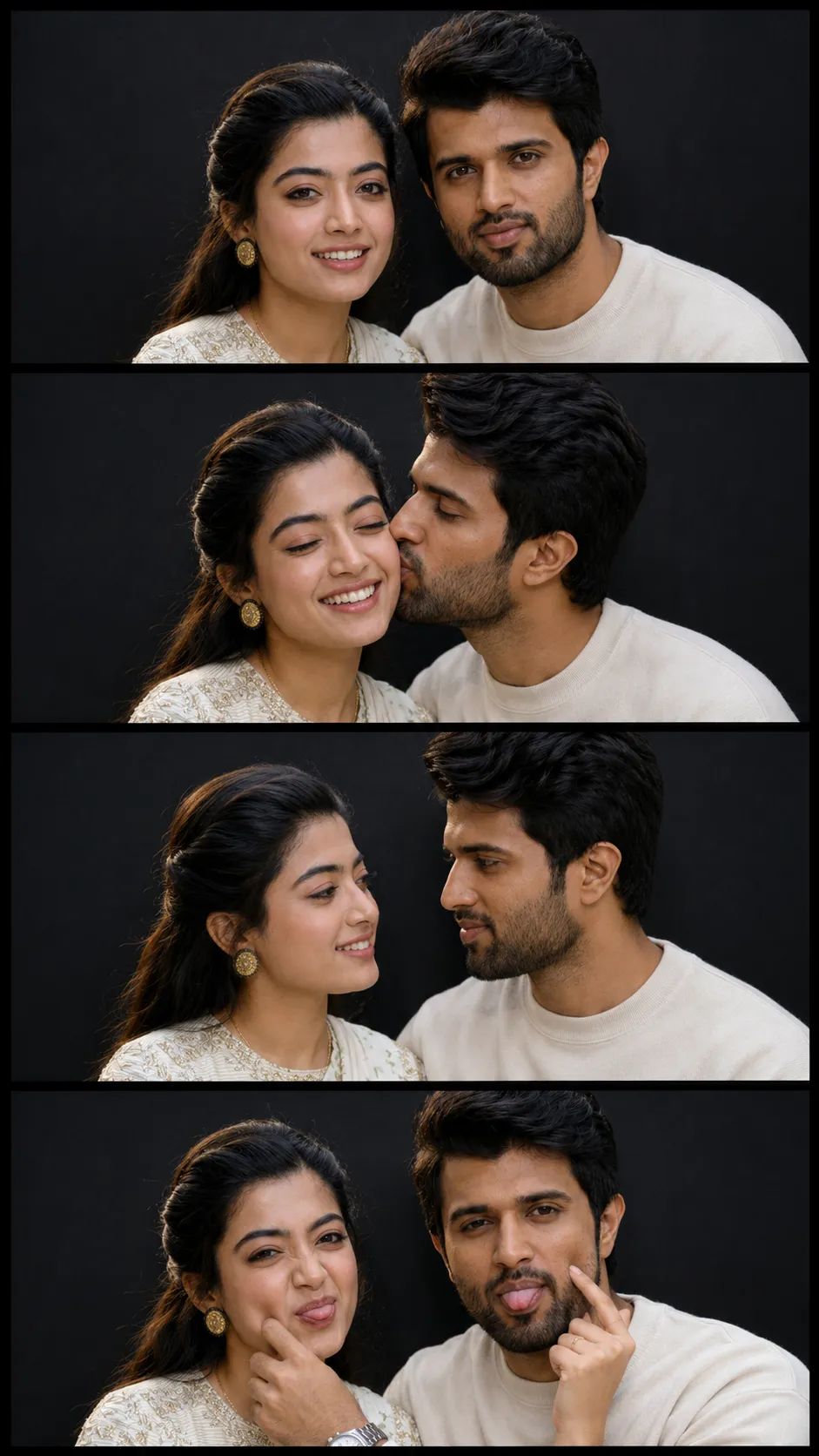 Multi-Frame Couple Photo Strip