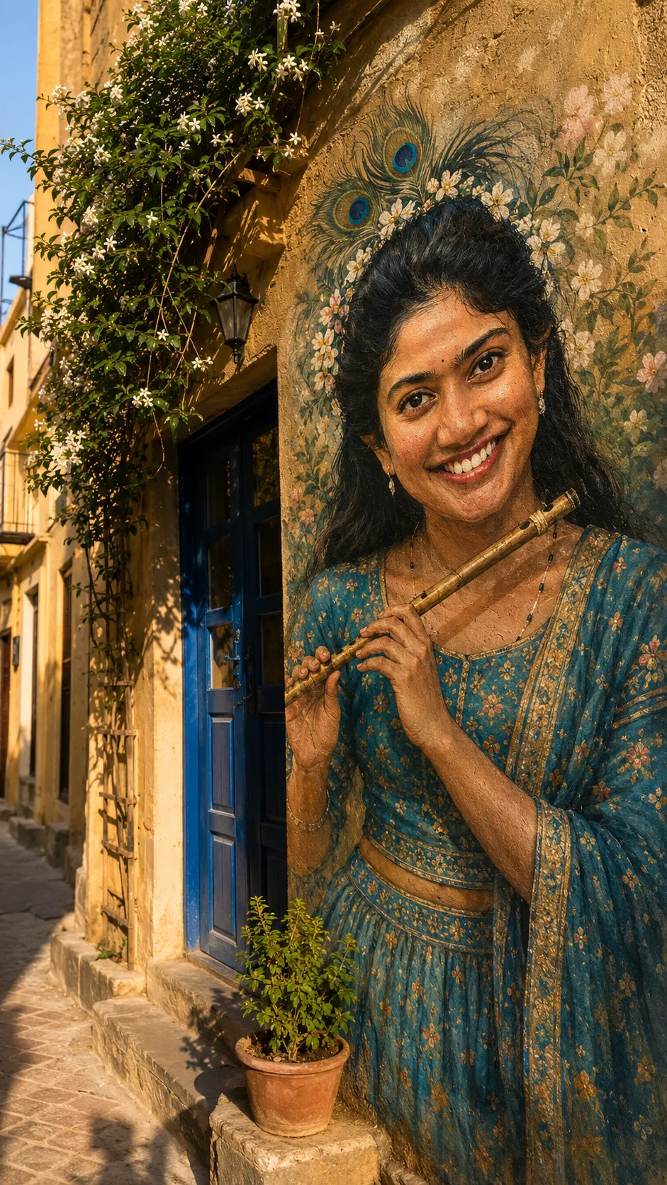 Mural Portrait in Ochre Lane