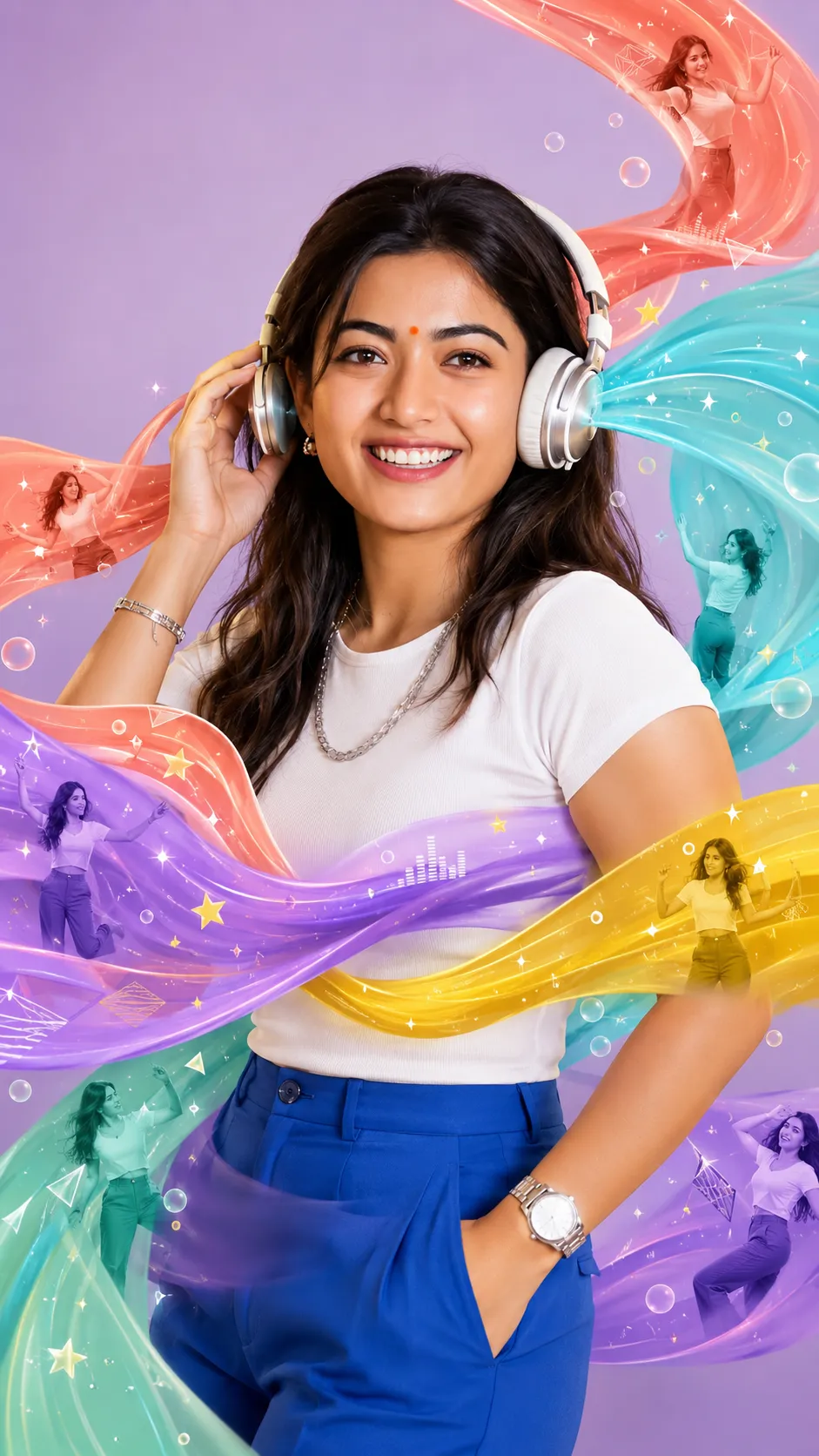 Musical Ribbons Portrait