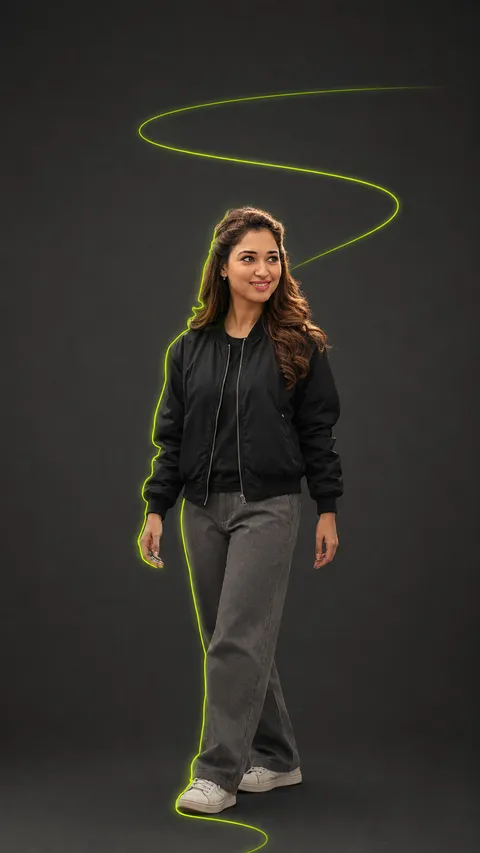 Neon Motion Portrait