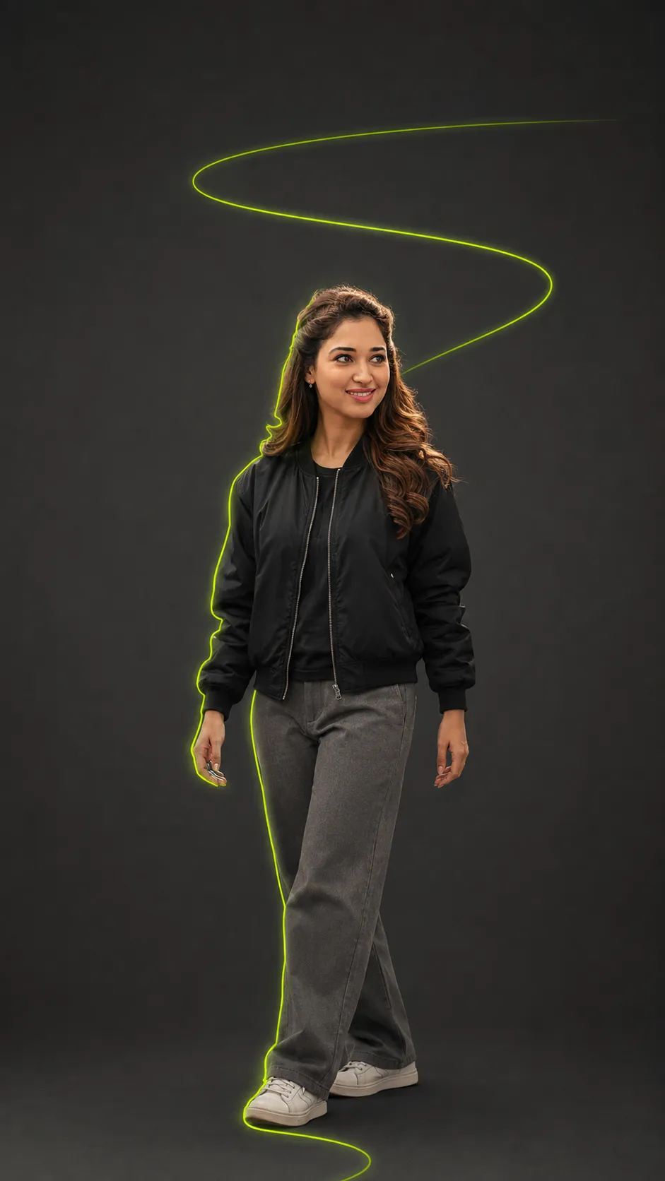 Neon Motion Portrait