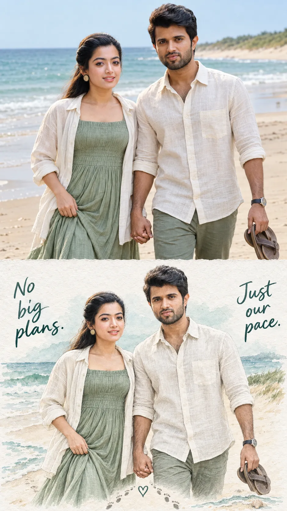 Beachside Keepsake Diptych