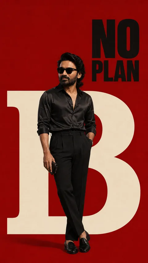 Crimson B Statement Poster
