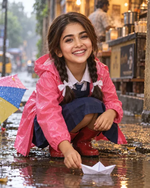 Nostalgic Childhood Rainy Day
