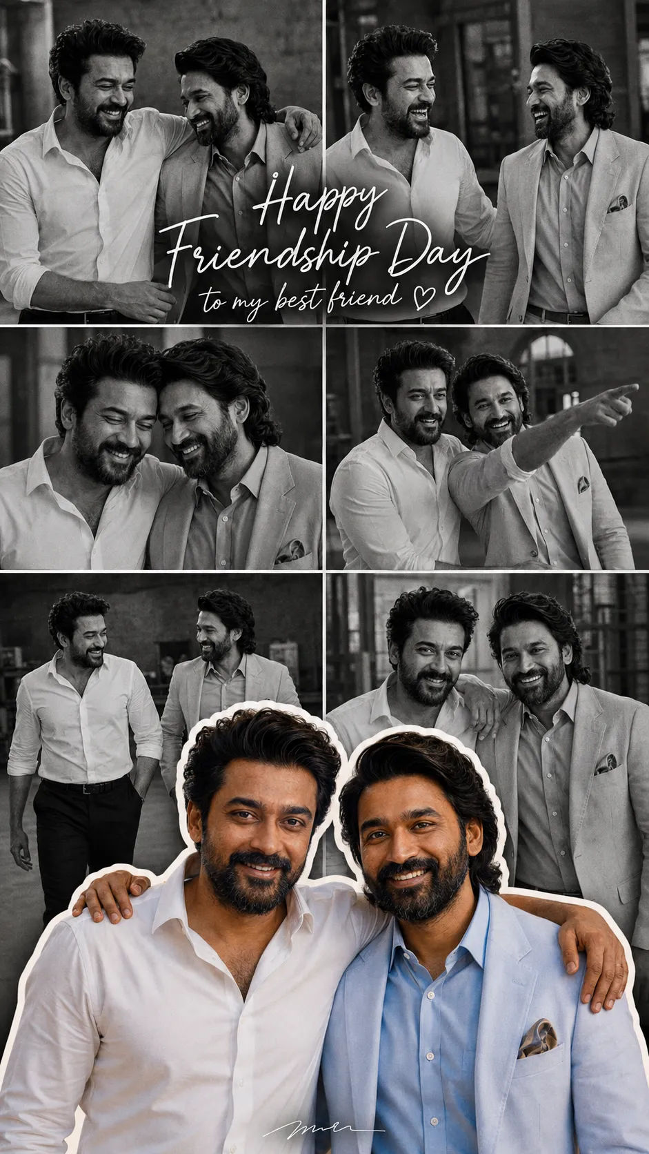 Nostalgic Friendship Day Collage
