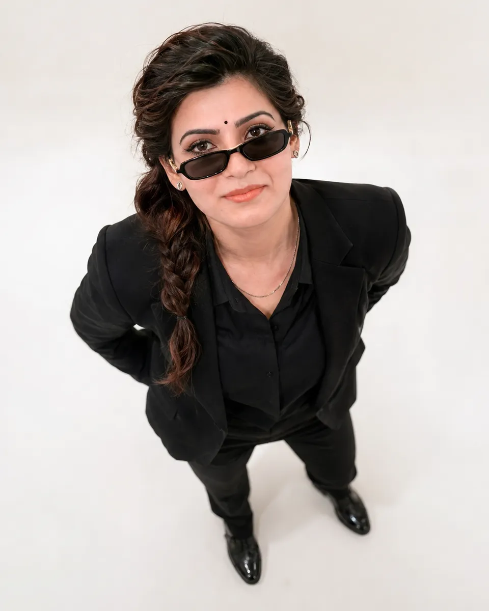 Overhead Studio Portrait