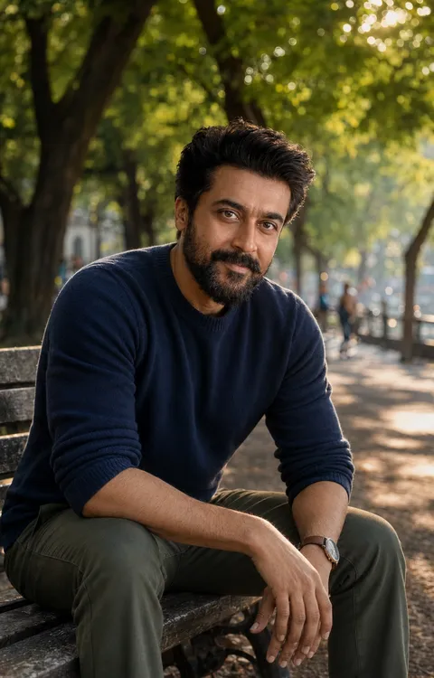 Park Bench Portrait