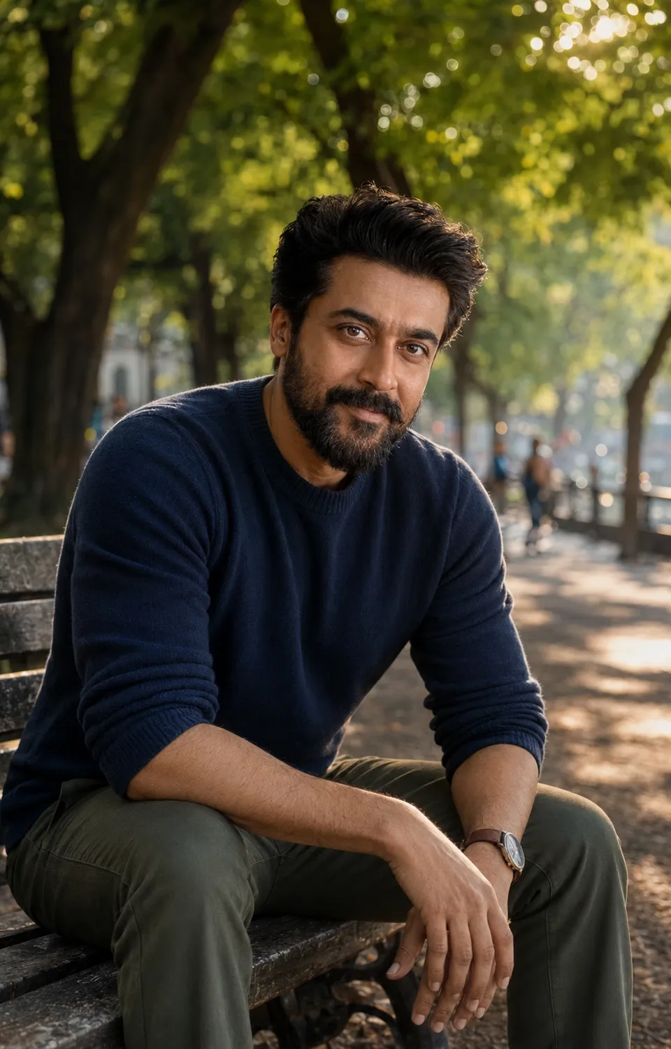 Park Bench Portrait