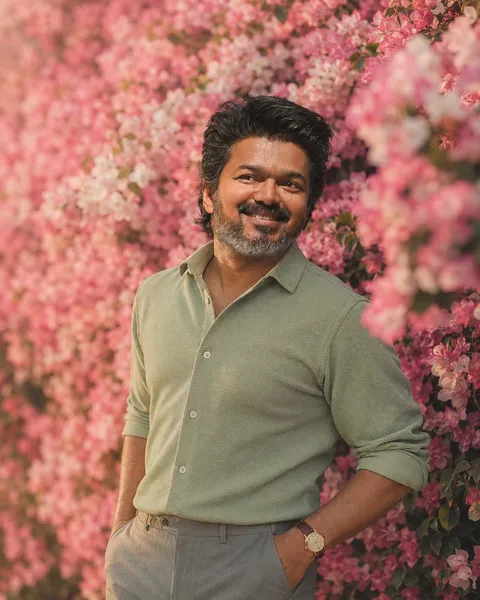 Spring Portrait with Blossom Bokeh