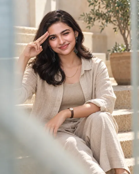 Playful Courtyard Portrait
