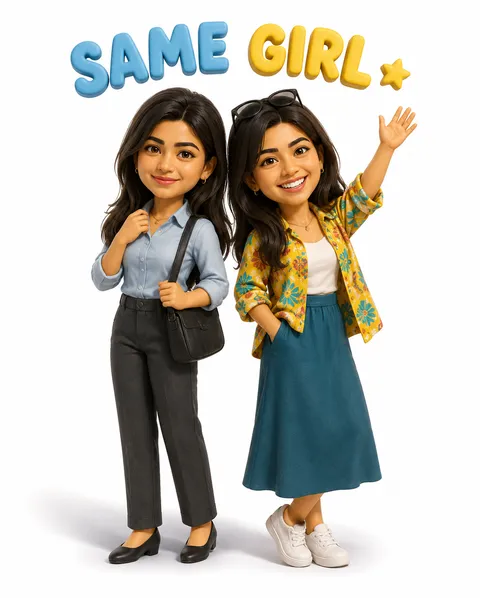 Playful Toy Figure Duo