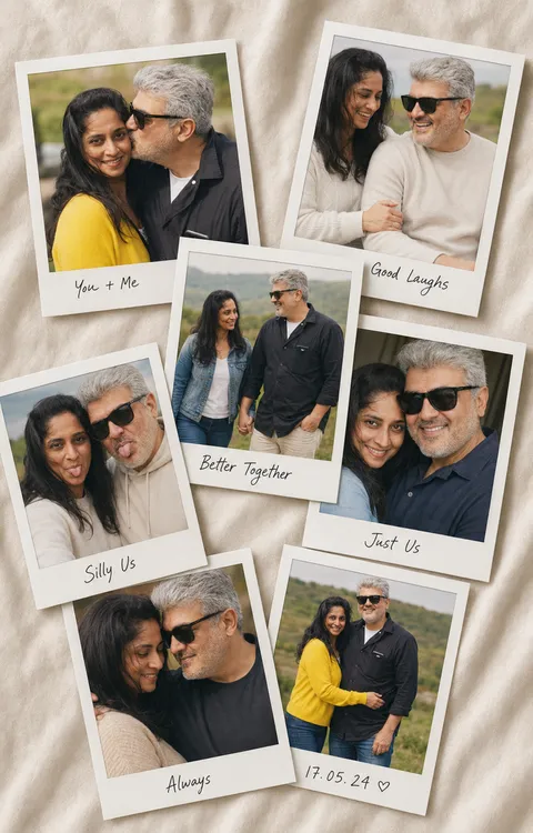 Polaroid Scatter Mosaic (Couple)