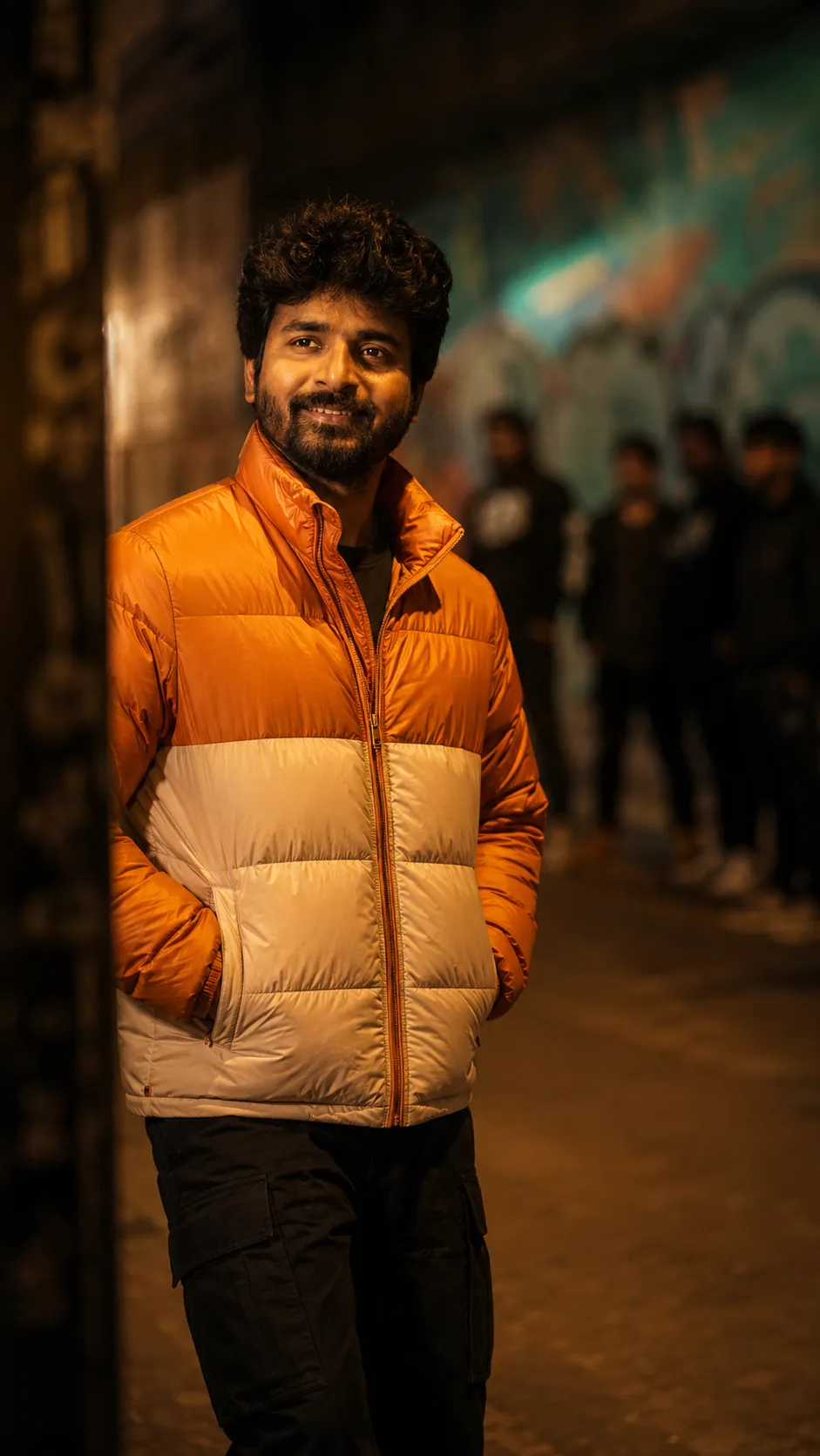Urban Night Portrait