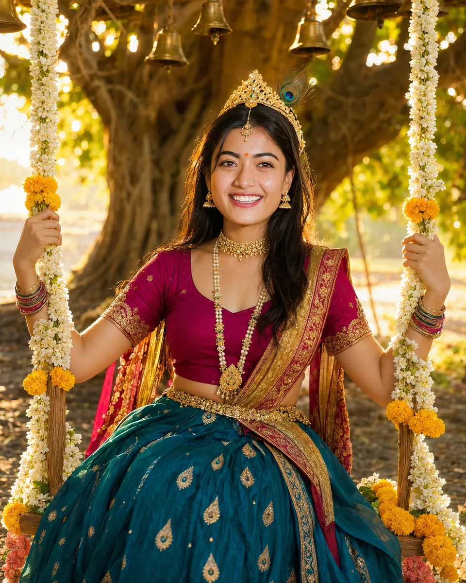 Radha in Golden Hour