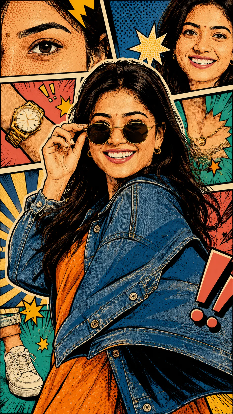 Retro Comic Book Portrait
