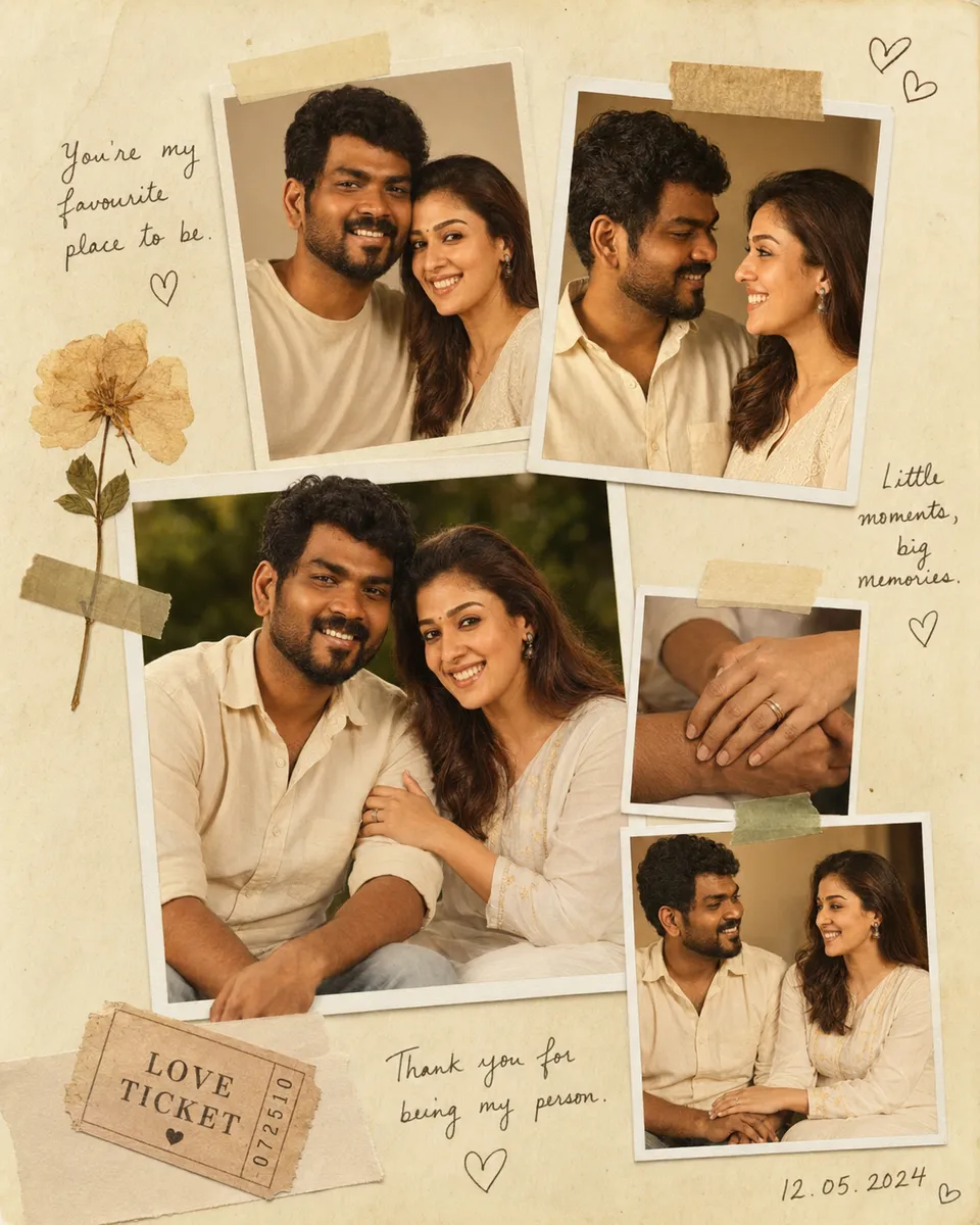 "Our Story" Couple Keepsake