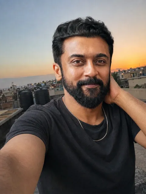 Dusk Terrace Selfie