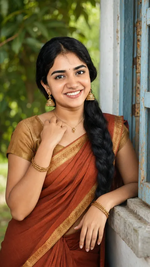Candid Saree Elegance