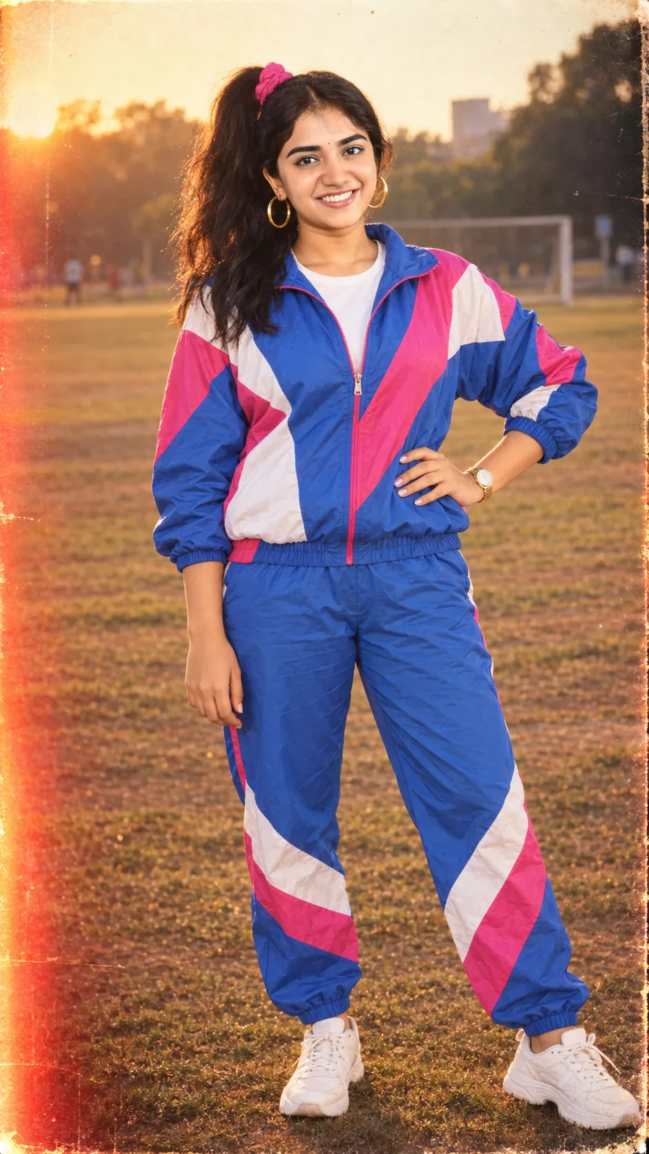 1980s Athletic Portrait