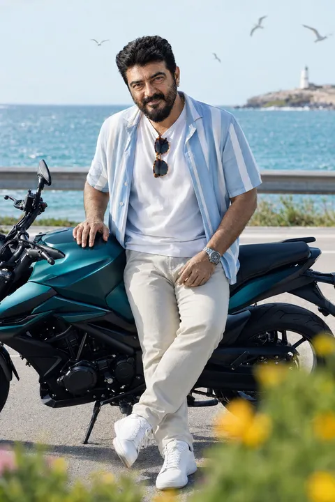 Cinematic Coastal Motorcycle Portrait