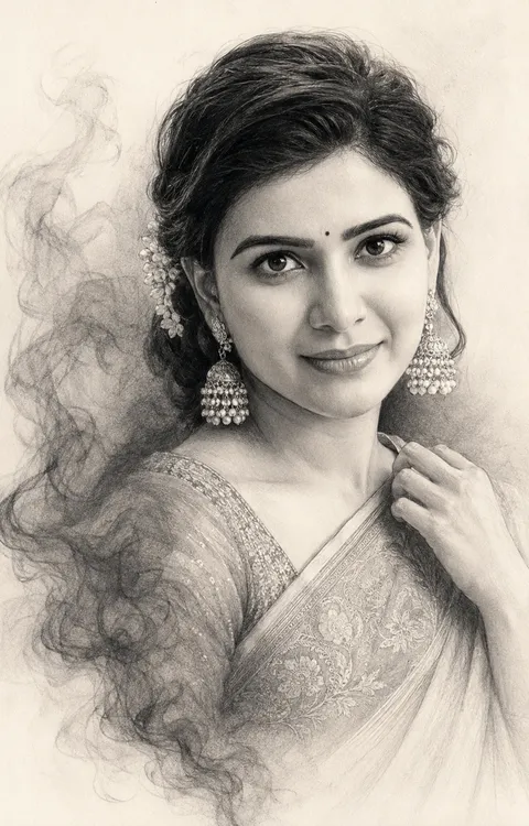 Graphite Portrait of Identity