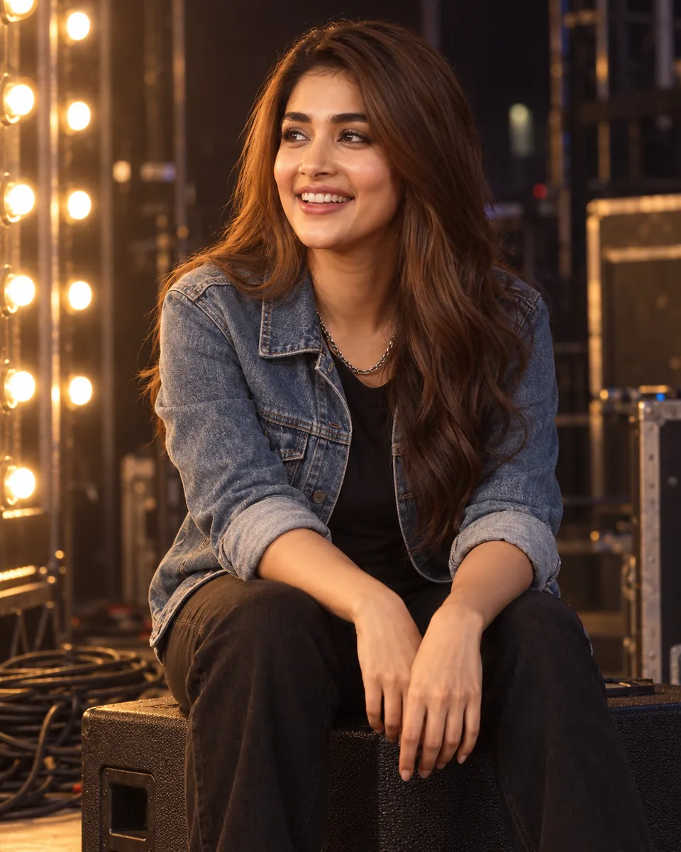 Backstage Portrait in Warm Light
