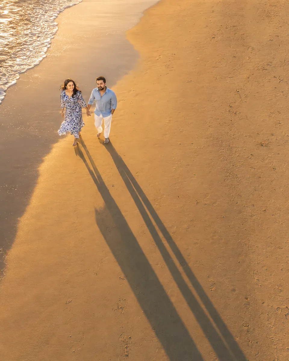 Long Sunset Shadows (Couple)