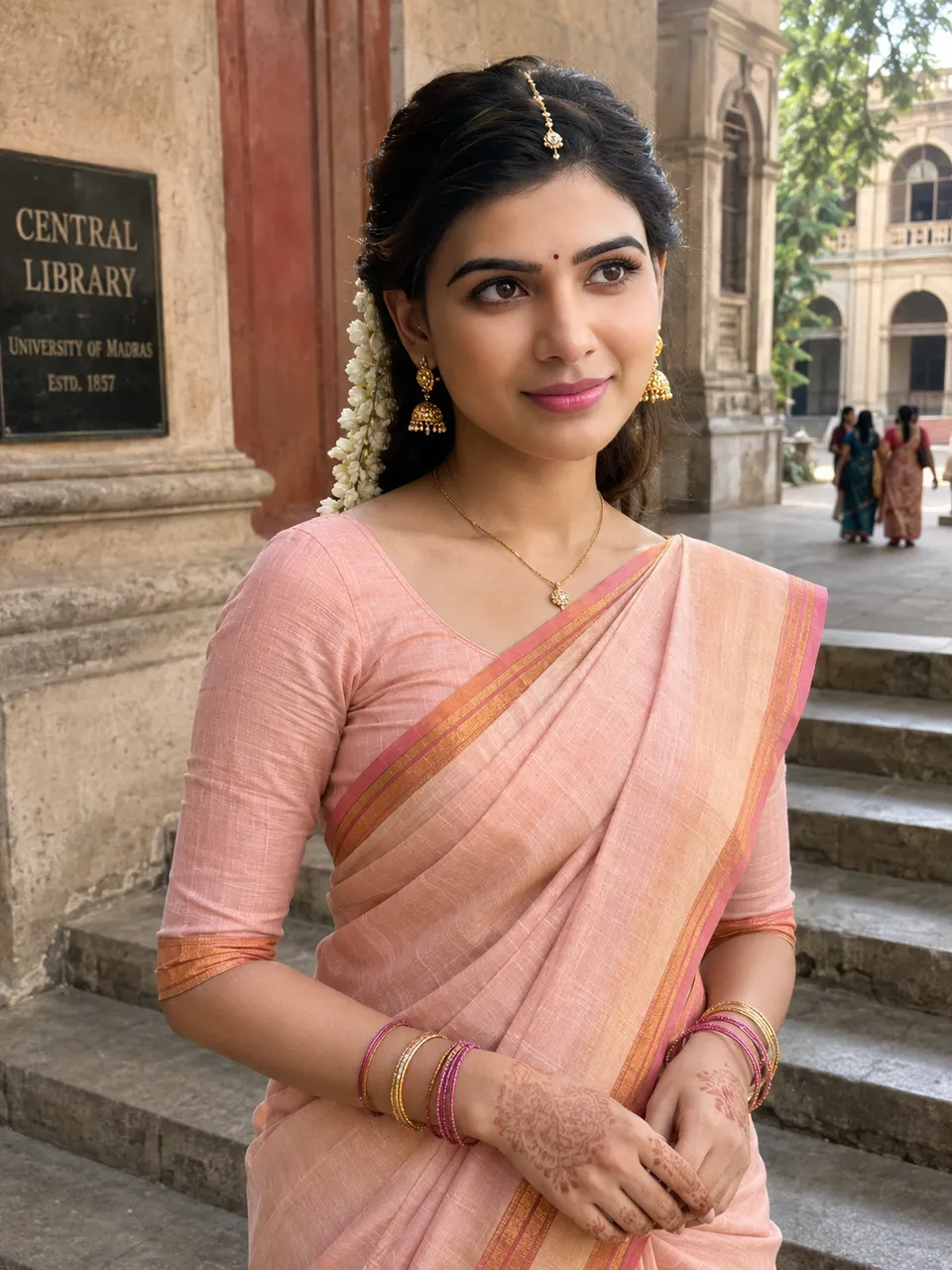 College Saree Day, Anna University