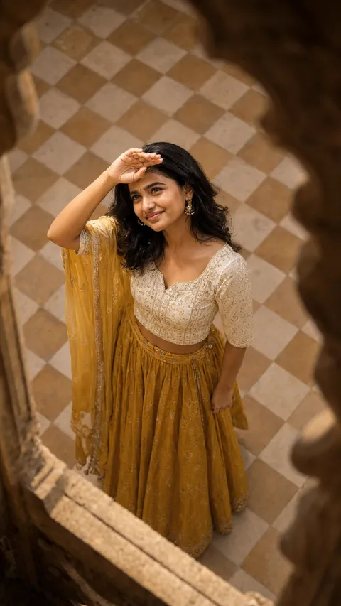 Haveli Courtyard Gaze