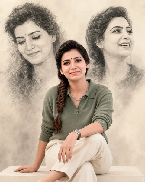 Tribute Portrait In Layers