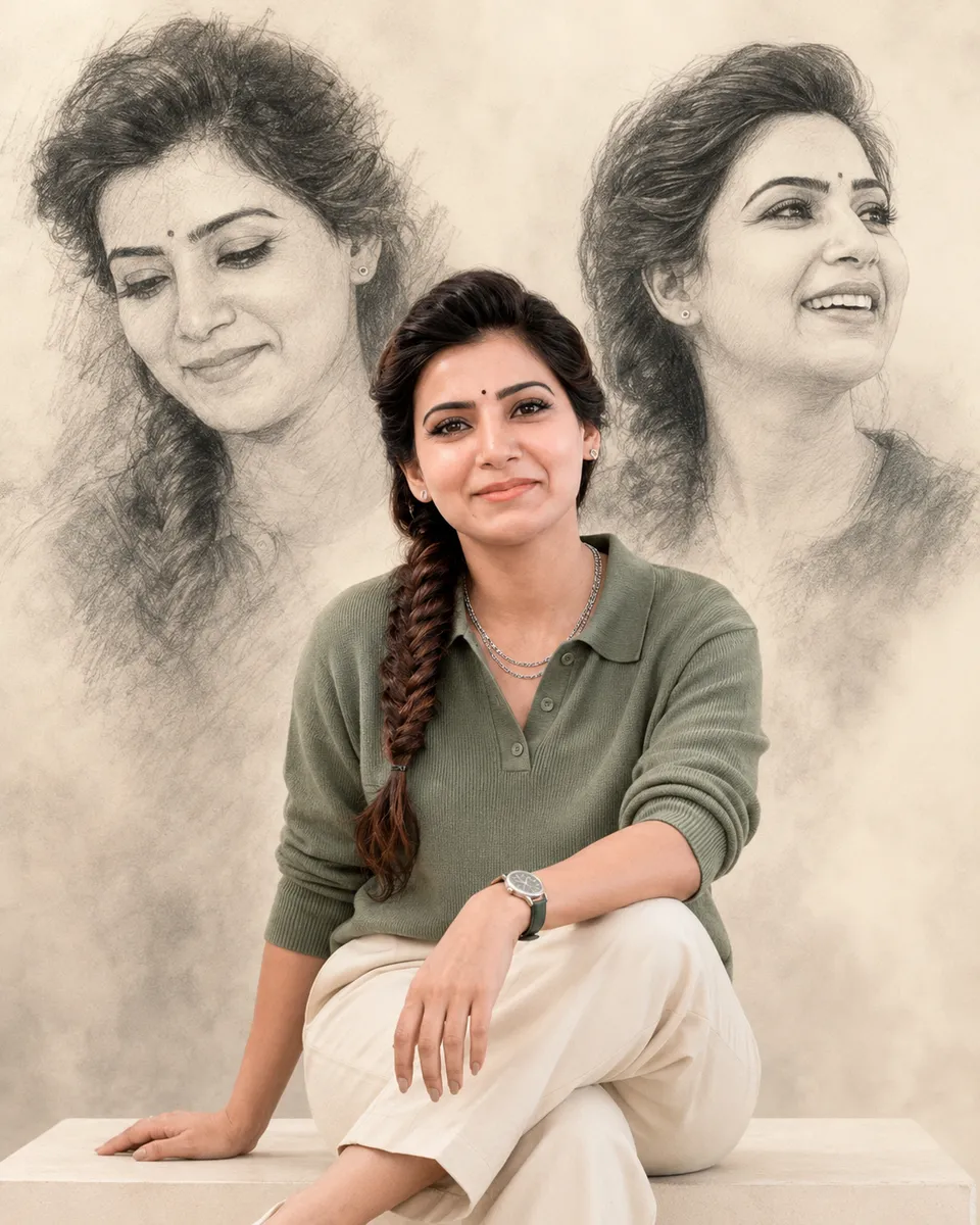 Tribute Portrait In Layers